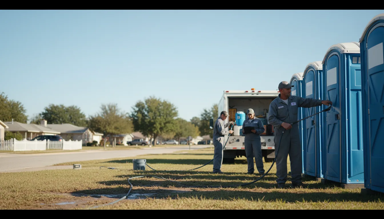 Long-Term Portable Toilet Rental in Gilliam, LA near me